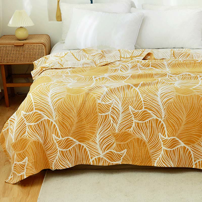 Plantain Leaf Three Layers Breathable Quilt