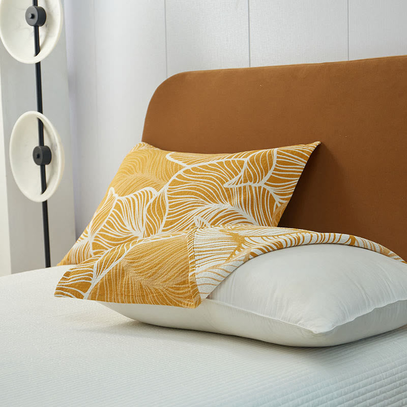Plantain Leaf Three Layers Breathable Quilt