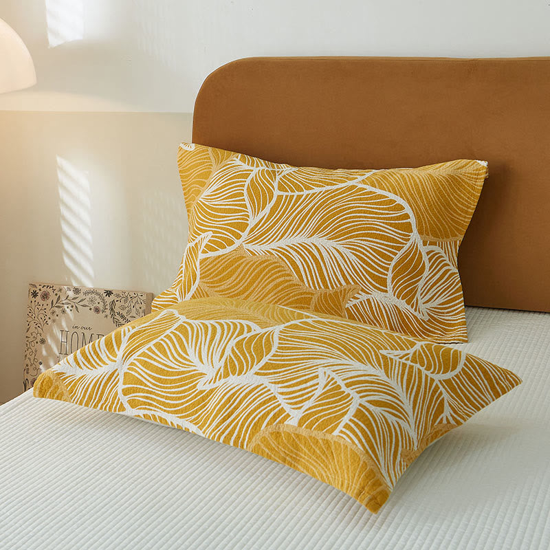 Plantain Leaf Three Layers Breathable Quilt